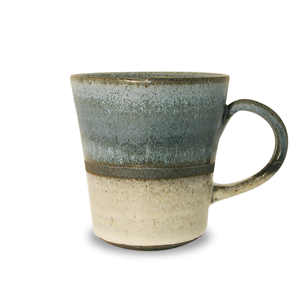 マグカップ[青×ゴマ白]