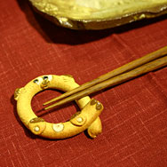 たぬき箸置き[丸]