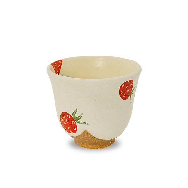 イチゴの湯呑み