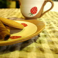 イチゴのマグカップ