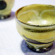 ラッパカップ[刷毛目]