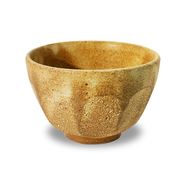 面取り飯碗[黄大]