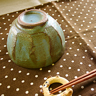 面取り飯碗[トルコ大]