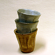 面取りゴブレット[白]