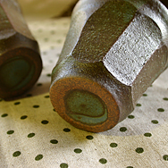 面取りゴブレット[トルコ青]