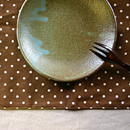 丸皿6号[トルコ青]