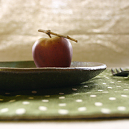 丸皿6号[トルコ青]