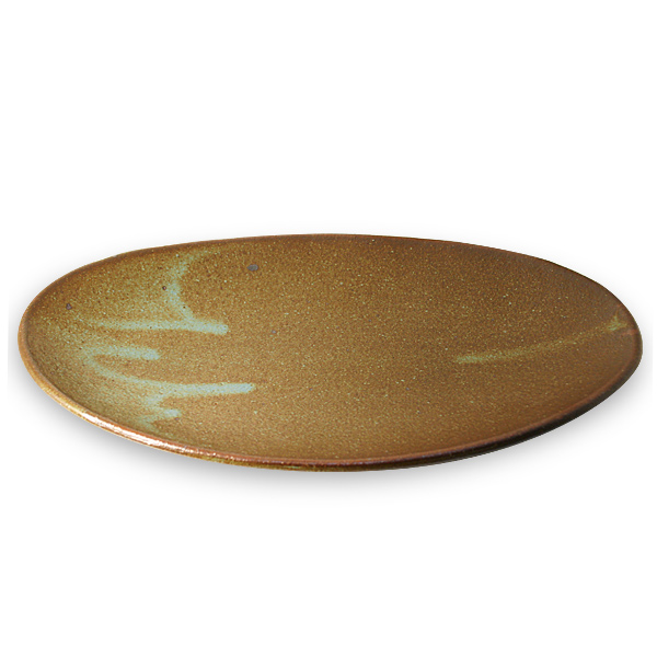 楕円皿[トルコ青]
