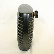 湯たんぽ小判型[黒]