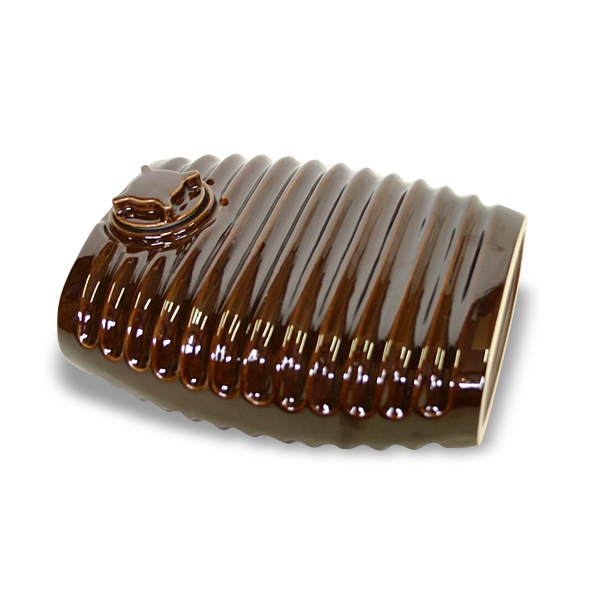 湯たんぽ小判型[茶]